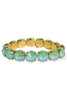 TOVA Croatia Soft Mint Ignite Glacier Blue Stretch Bracelet