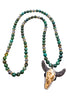 Bling Enzo Necklace - African Turquoise | Easton Elle - FINAL SALE