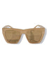 Blocking Out Apricot Sunglasses