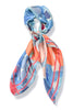 Hattie Blue Floral Print Scarf