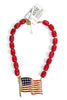 Made In The Deep South 1970s Flag Brooch 1960s Agate Necklace