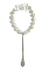 Made in the Deep South Evry 1900s Plated Button Hook Baroque Pearls Necklace