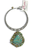 Made in the Deep South  1960s Turquoise Pendant 1970s Necklace