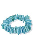 Virtue Chip Turquoise Magnesite Beaded Bracelet