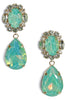 Blossom Gold & Mint Drop Earrings