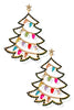 Oh What Fun Christmas Tree Earrings