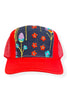 Kilim Trucker Hat - Red 334