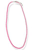 TOVA Vanessa Antique Silver Electric Pink Necklace