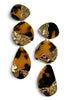 Never Fails Brown Dangle Earrings