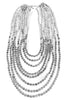 Free Fallin Silver Layered Necklace