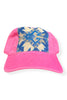 Kilim Baseball Hat - Hot Pink 60