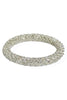 Lucienne Silver Pave Stretch Bracelet