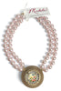 Made in the Deep South 1960s Dress Clip 1950s Glass Pearls Necklace