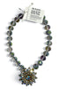 Made in the Deep South 1950s Brooch 1970s Glass Bead Necklace