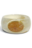 Worthy White Resin Bangle Bracelet