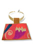 Kilim Suzani Red Fabric Choker Necklace 9