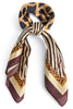 Wild At Heart Animal Print Square Scarf