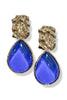 Together Always Royal Blue Teardrop Earrings