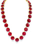 Sophia Necklace - Antique Gold/Red | TOVA