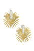 Virtue Luxe Luna Biwa Pearl Sunburst Earrings