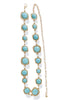 Putting It Back Turquoise Chain Belt