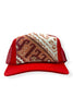 Kilim Trucker Hat - Red 260