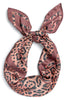 Timeless Burgundy Square Scarf