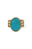 Made Aware Turquoise Adjustable Ring