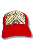 Kilim Baseball Hat - Red 72