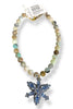 Made in the Deep South 1950s Brooch 1960s Opal Bead Necklace