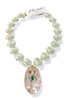 Made In The Deep South 1950s Earring 1960s Shell Pendant 1970s Crystal Necklace