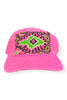 Kilim Baseball Hat - Hot Pink 53