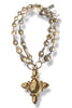 Made in the Deep South 1980s Citrine Baroque Pearl Necklace