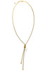 Go Getter Gold Lariat Necklace