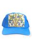 Kilim Trucker Hat - Cornflower Blue 36