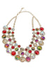Taken Care Of Gold Light Multi Statement Necklace