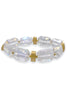 Through The Looking Glass White Stretch Bracelet