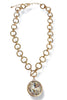 Becca Clear Gold Statement Necklace