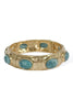 Pushing Through Light Green Stretch Bracelet