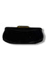 Made in the Deep South 1950s Black Velvet Clutch