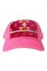 Kilim Baseball Hat - Hot Pink 12