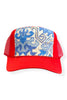 Kilim Trucker Hat - Red 337
