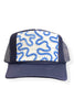 Kilim Trucker Hat - Navy 247