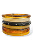 Back To You Soon Acrylic Bangle Bracelet Set