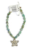 Made In The Deep South 1960s Scarf Clip Chrysocolla Stones