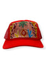 Kilim Trucker Hat - Red 258