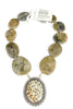 Made In The Deep South 1960s Jasper Brooch 1960s Labradorite Necklace