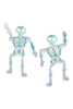 Bad To The Bone Abalone Skeleton Earrings