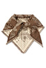 Rustic Rodeo Brown Triangle Scarf