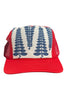 Kilim Trucker Hat - Red 302